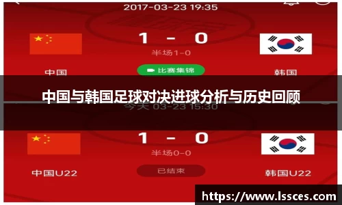 中国与韩国足球对决进球分析与历史回顾
